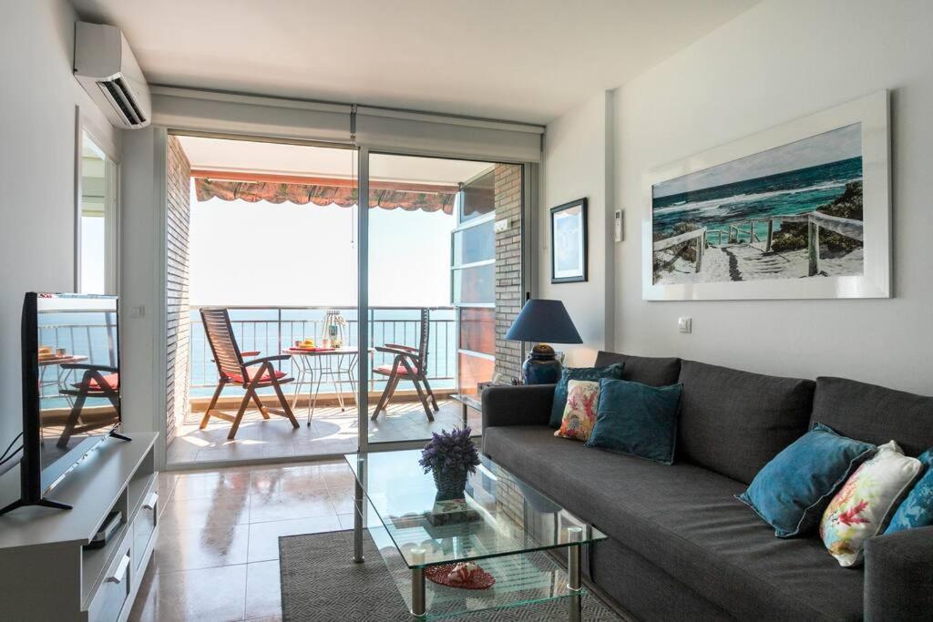 Apartamento Con Vistas Al Mar Primera Linea De Playa Del Postiguet Alicante Dış mekan fotoğraf